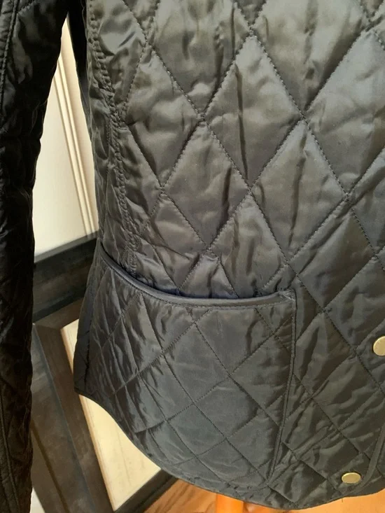 BARBOUR JACKET QUILTED LIGHTWEIGHT BLACK LARGE - Picture 6 of 11